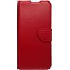 Generico Custodia compatibile con HUAWEI P SMART (2019) / honor 10 LITE/POT-LX3 POT-LX1 POT-AL00 COVER flip STAND LIBRO GEL protezione magnetica TPU eco pelle PORTAFOGLIO (verde) (Rosso)