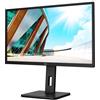 AOC Q32P2 - Monitor QHD da 32, regolabile in altezza (2560 x 1440, 75 Hz, HDMI, DisplayPort, hub USB), colore: Nero