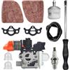 luolety Carburatore HL94 FS94, 4149-120-0602, kit carburatore per decespugliatore Stihl FS94 RC-E Z, FS94 R-Z KM94 KM FS HL 94 94R Ricambi Carb, 41491200602