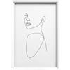 walther design Silhouette NW030W - Cornice portafoto, bianco, 20 x 30 cm