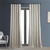 HPD Half Price Drapes PRCT-BO-P Tenda Oscurante in Cotone Massiccio (1 Pannello), Beige Legno di Nocciola, 50 X 108