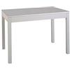 ASTIMESA Tavolo allungabile Cucina, Metallo Vetro Legno, Grigio, 110x70 CMS-Extendida 160x70 CMS