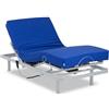 Gerialife Geriafy - Letto Articolato Elettrico Rinforzato con Materasso Sanitario HR Impermeabile | Ideale per Anziani e Disabili | 80x190 cm