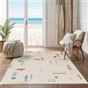 Livabliss Amelia Moderno Rectangle Tappeto | Grigio chiaro, Crema, Marrone | 200x275cm | Soggiorno e Sala da Pranzo | Tessuto a Macchina Poliestere