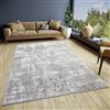 HANSE Home Tappeto stile vintage, a pelo corto, orientale, per soggiorno, stile vintage, tappeto orientale, per camera da letto, sala da pranzo, soggiorno, corridoio, grigio, beige, 200 x 280 cm