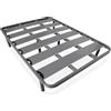 Homey - Rete rinforzata a doghe larghe, anti rumore, struttura 40 x 30 mm con set di gambe filettate, forte e resistente 135 x 190