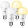 ILEEDear lampadina crepuscolare da esterno 11W, lampadina led e27, con sensore crepuscolare automatico, luce calda 3000K, per Veranda Giardino Porta d'ingresso Corridoio 4 pezzis