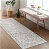 BEIMO Tappeto Salotto Vintage, Tappeti Estivo Salotto, Tappeto Cucina Antiscivolo Lavabile, Tappeti Corridoio Persiano per Camera Da Letto, Soggiorno, Sala, Grigio Argento, 60x150cm