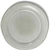 VIDI Piatti da Cena Set in Bianco Perla | Servizio di Piatti da 6 Pezzi con Design Asimmetrico | Ø27,5 cm in Gres Porcellanato, Adatto a Forno, Microonde e Lavastoviglie | Tavola per 6 Persone