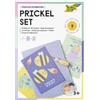 Folia 23619 - Set Prickel AFFERMAZIONI Pawsitive, Set Crafting con 1 ago Prickle, 1 Base in Feltro e 6 Modelli di Motivi, Incluse Istruzioni e Idee per Il Fai da Te