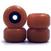 SPITBOARDS Fingerboard Bearing Wheels, CNC poliuretano, set di 4 ruote, ruote per dita, ruote (marrone)