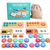 Dr. MUYA® Giocattolo Montessori 2 3 4 5 6, Giochi Bambini 2 Anni, Montessori 2 Anni, Motricità Fine, Giochi Educativi, Regalo per Bambini 2-6 Maschio Femmina