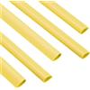 PATIKIL 30pz Barre Rilegatura, 8mm Dorsi Plastici Rilegatura Capacità 50 Fogli Formato A4 Raccoglitore per Relazioni a Forma Goccia per Copertina Relazione Curriculum, Giallo