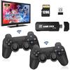 TAIKOUL Retro Game Stick, Retro Game Console 128G, Retro Gaming Console, Wireless Retro Game Stick, Plug and Play Video Game Stick Built in Game (128G)