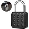 mizikuu Elettronica Lucchetto con password, IP67 Impermeabile Lucchetto Combinazione Metallo Sicuro Lucchetto Serratura Lucchetto Palestra per Zaini, Armadietto, Cassetto