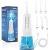 SURFOU Idropulsore Dentale Portatile Idrogetto Per Pulizia Denti Oral, Professionale Water Flosser