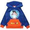 Disney Felpa con Cappuccio da Ragazzo Dragon Ball Z, Comfort e Stile, Ideale per l'inverno, Design da Supereroe, Arancia, 3 Anni