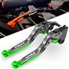 Aveko Per T-MAX 500 530, TMAX 560/DX/ABS, TECH MAX ABS, Accessori Moto CNC Regolabile Allungabile Pieghevole Freno Frizione Leve (Verde)