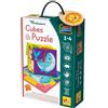 LINDT - LISCIANIGIOCHI Lisciani Montessori Wood Cubes and Puzzle