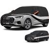 Holthly Telo Copriauto SUV a 10 strati per Audi Q3/SQ3/RS Q3 | Copertura auto 100% impermeabile per esterno,protezione UV,antivento,antipolvere e antineve.Non protegge dalla grandine.