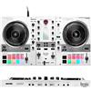 Hercules DJControl Inpulse 500 White Edition — Edizione limitata — Controller DJ USB a doppio banco per Serato DJ Pro e DJUCED