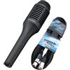 keepdrum Zoom SGV-6 - Microfono vocale per Zoom V3 e V6 + cavo XLR Keepdrum