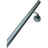 FERMEG - Corrimano in Ferro Battuto per Scale Interne ed Esterne | 50-400 cm | Kit con Staffe e Tasselli | Montaggio Facile | Made in Italy | Fai da Te (Nero Antracite, 200 cm)