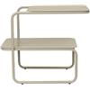 Ferm Living - Tavolino d'appoggio Level - Beige - Acciaio verniciato a polvere - Designer Trine Andersen