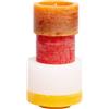 STAN EDITIONS - Candela Candl Stack - Giallo - Paraffina - Designer Stan Verstraete