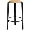 TIPTOE - Sgabello bar Lou - Nero - Acciaio termolaccato - Designer Gregory Cibert