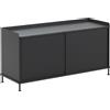 Muuto - Buffet Enfold - Nero - Rovere massello laccato - Designer Thomas Bentzen