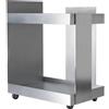 Ferm Living - Carrello/tavolo d'appoggio Lager - Metallo - Alluminio spazzolato