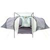 Skandika Bern | tenda de campeggio a cupola per 4 persone con lucernario panoramico, 2 cabine letto, pavimento per il bagno, altezza 2 m, impermeabile, colonna d'acqua 4000 mm