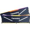 fanxiang RGB RAM DDR4 32 GB (2x16 GB) 3200 MHz CL18 V1.35, Memoria RAM Con Overclock Per Computer Da Gioco Desktop, Compatibile Con Intel XMP 2.0 E AMD