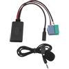 VGOL Adattatore Bluetooth AUX con microfono compatibile con Renault Clio/Espace/Kangoo/Laguna/Megane, cavo AUX Bluetooth 5.0, adattatore a 6 pin, 8 pin