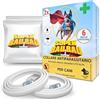 SUPER BAU BAU Collare Antiparassitario per Cani - Confezione da 2, Antipulci, Antizecche, Anti Zanzare, Impermeabile, Efficace per 12 Mesi, 65cm per Cani oltre 8kg