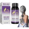Boxiatil Colorante Argento,Cera Colorante Colore Capelli Temporaneo DIY, Shampoo di tintura naturale capelli grigi d'argento,Shampoo di tintura istantanea capelli grigi d'argento