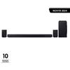 Samsung Soundbar HW-Q990D-ZF Serie Q, 22 Speaker, Wireless Dolby Atmos, Alexa integrato - Graphite Black
