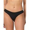 Triumph Donna Aura Spotlight High Leg string, Hipster, BLACK, S