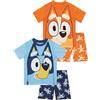 BlueY Pigiama Bambino | Bingo Pigiama 2 Pacchi | Pigiami Bambino Corti Bingo | età 18 Mesi - 8 Anni | Blu 18-24 Mesi