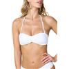 Goldenpoint Donna Costume da Bagno Rainbow - Parte Alta del Bikini - Bralette Leggermente Imbottita con Arricciatura e Spallina Removibile Taglia 3B Colore Bianco