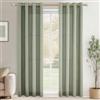 CUTEWIND Tenda Lino Verde Salvia con Anelli Semitrasparente da Interno 2 Pezzi, 140x240 CM, Tende per Interni Camera da Letto Bellissime Moderne Tende per Casa Cameretta Soggiorno Salotto Eleganti