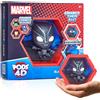 WOW! PODS 4D Marvel Black Panther | Figura unica da collezione a testa bobble-head che esplode dal loro mondo nel tuo | Espositore da parete o scaffale | Giocattoli e regali Marvel | Serie 1 n. 411