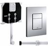 Grohe Cassetta ad Incasso Dual Flush per risciacquo Wc con Placca Cromo Skate Cosmopolitan e canotto