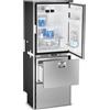 Ⓜ️🔵🔵🔵 Vitrifrigo DRW360A - Frigo-freezer a cassetto doppio e porta singola, All in One, 307 Litri, Acciaio Inox, Luce LED, NO-Frost, A x L x P 174x68.2x58.5 cm
