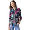 Cecil B345025 Camicetta Stampata, Petrolio Profondo, M Donna