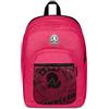 Invicta Zaino Scuola Dial Full Space Solid, Rosa - Doppio Scomparto con Fascia Estensibile, Tasca Porta PC, Porta Borraccia e Organizer - Zaino Viaggio