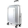 Mandarina Duck Logoduck + Trolley Cabin, Argento (Silver), 40x55x20(LxHxW)