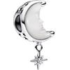 Pandora Sterling silver Mixed stone White 793594C01 Pendente