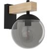 Eglo Leuchten my light Applique Bufalata a sfera in policarbonato fume' da esterno IP44 1XE27 900671/20